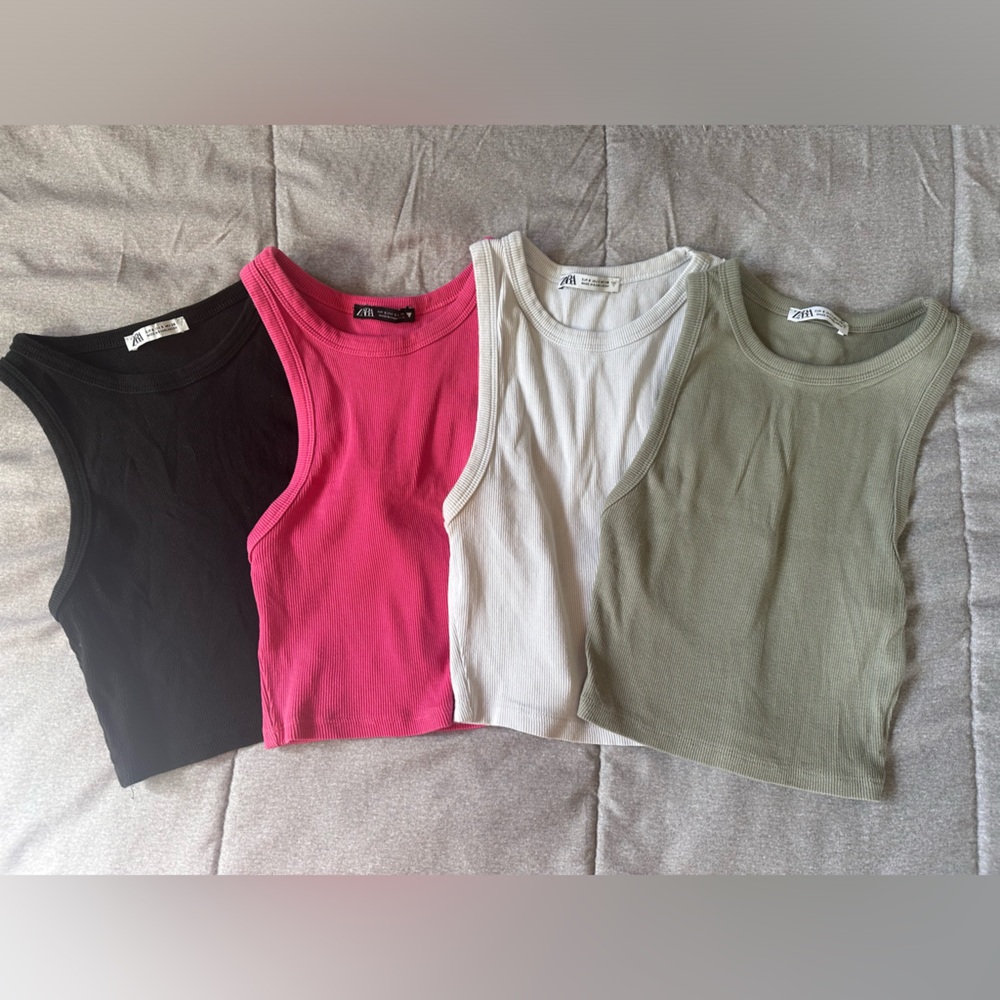 Crop tank top Zara